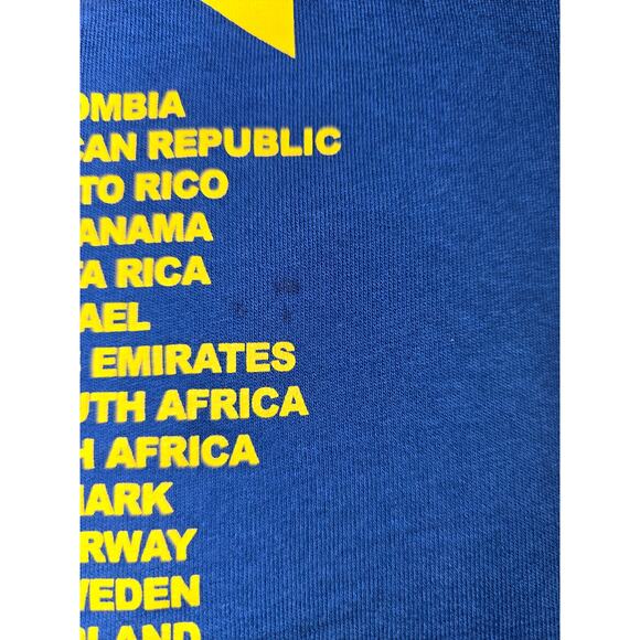 Justin Bieber Stadium Purpose World Tour 2027 Blue Women's Crop Top Size M - Picture 11 of 11